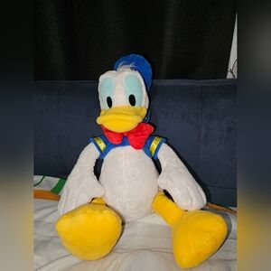 Disney Store Authentic Donald Duck Plush Toy Doll 14" Tall Stuffed Animal